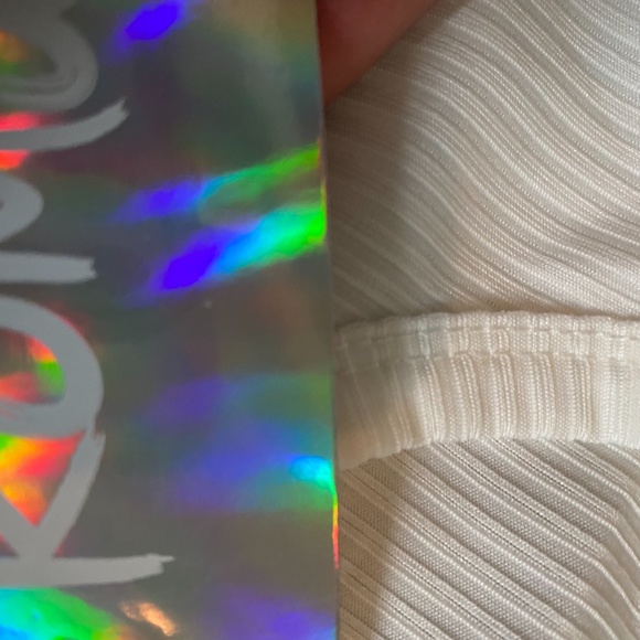 Romwe White Button Up Notch Crop Top - Picture 4 of 6